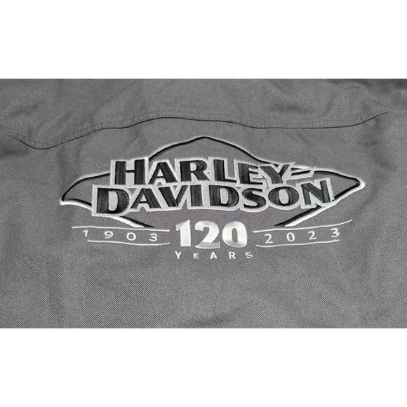 Harley-Davidson Men's 120TH Anniversary Operative Riding Shirt Jacket - Picture 8 of 11